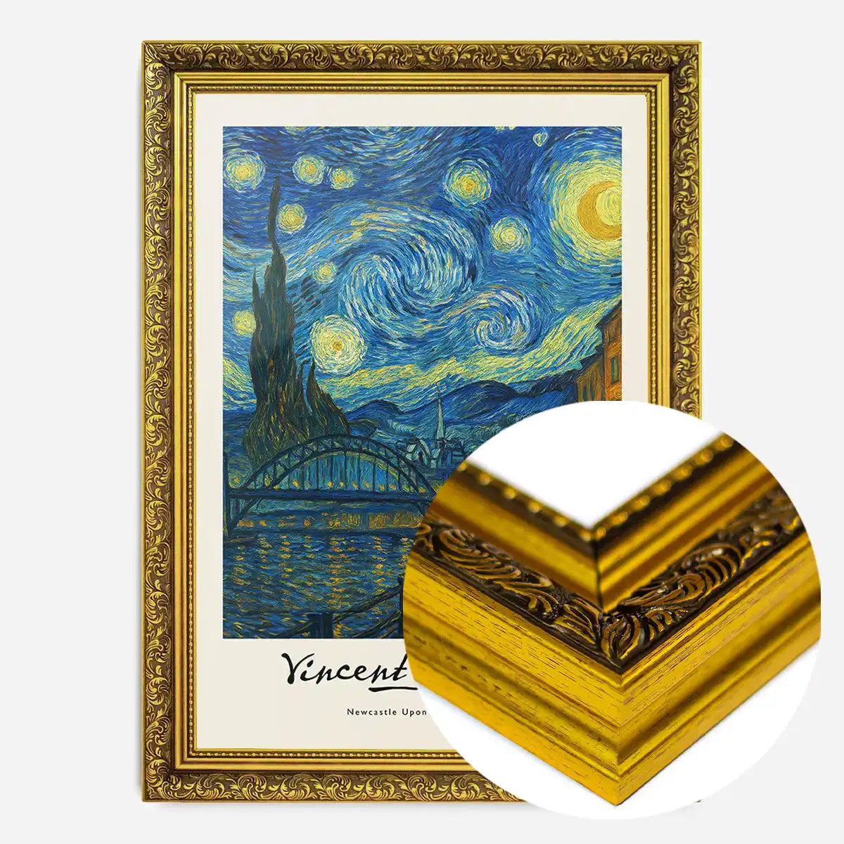 Van-Gogh's Painting of Newcastle Quayside Print