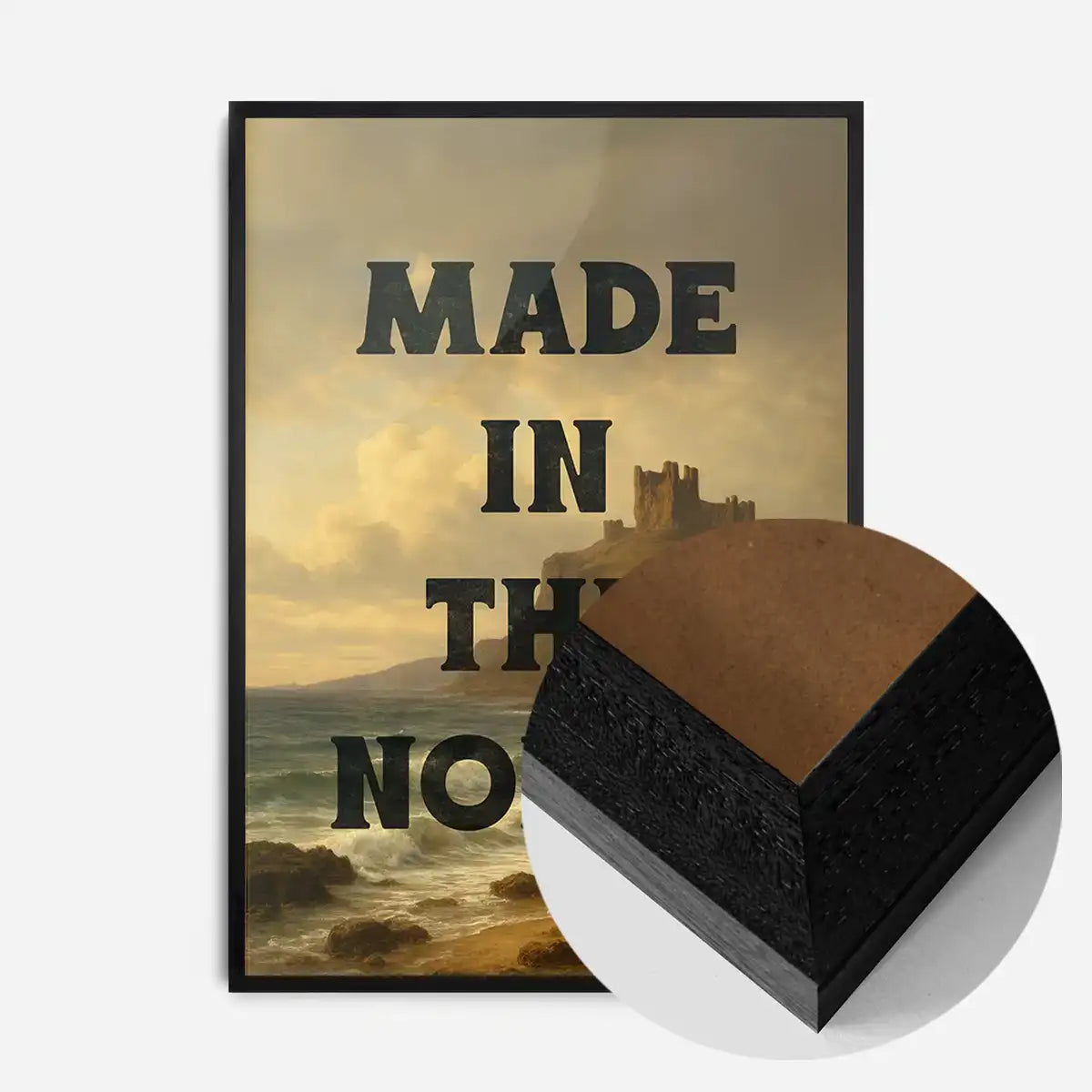 Made In The North Typography Poster Print