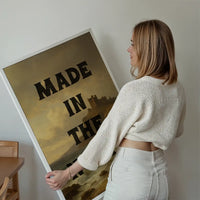 Made In The North Typography Poster Print