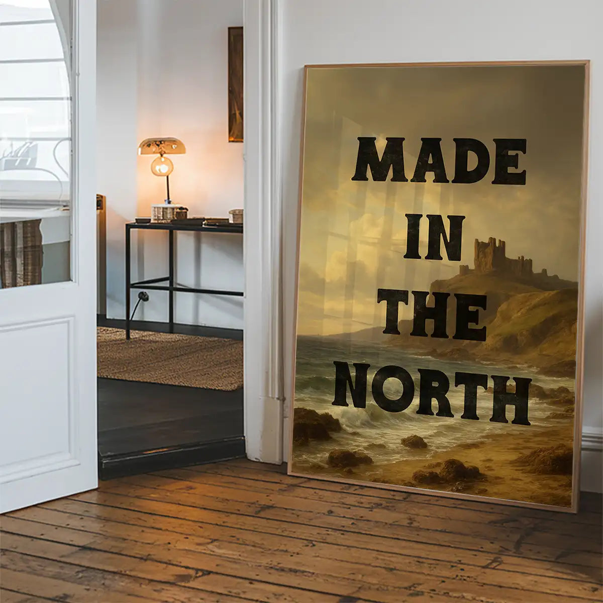 Made In The North Typography Poster Print