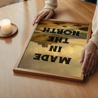Made In The North Typography Poster Print