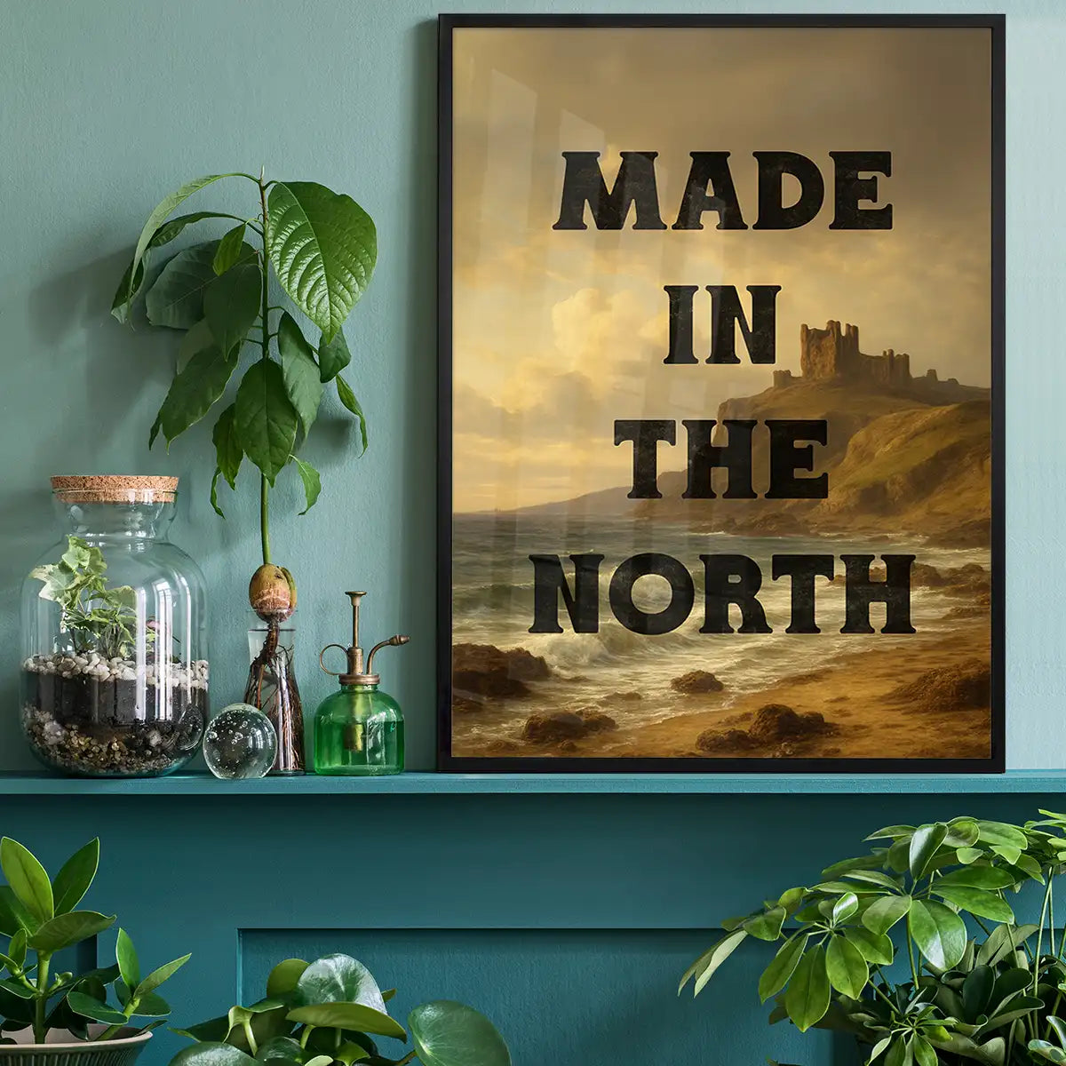 Made In The North Typography Poster Print