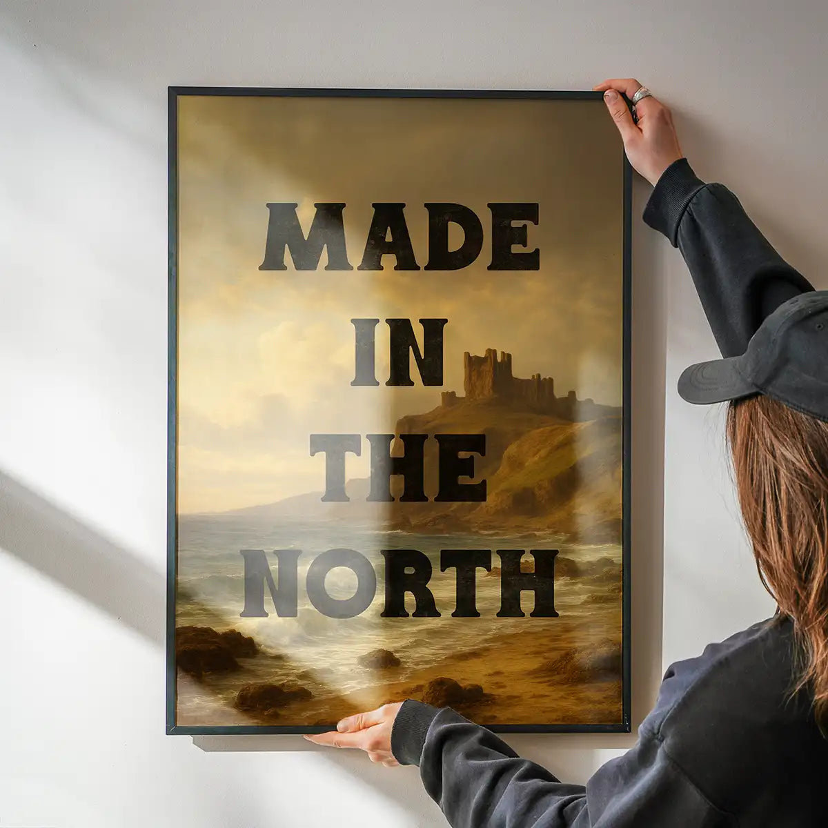 Made In The North Typography Poster Print
