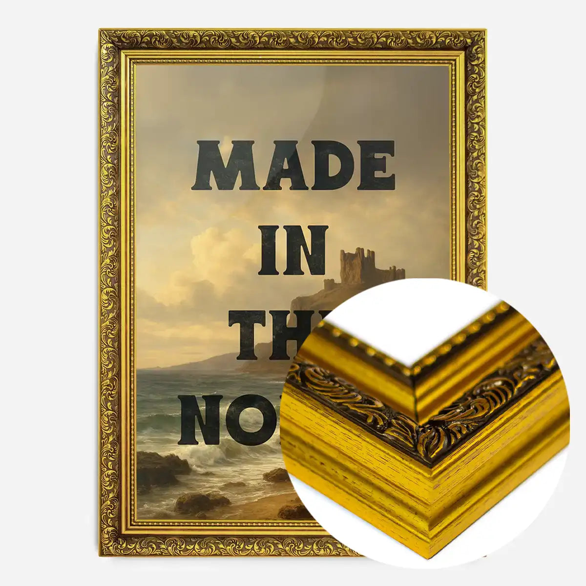 Made In The North Typography Poster Print
