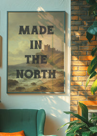 Made In The North Typography Poster Print