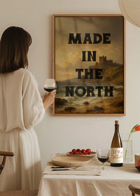 Made In The North Typography Poster Print