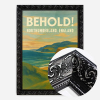 Behold Northumberland Railway Style Vintage Poster Print