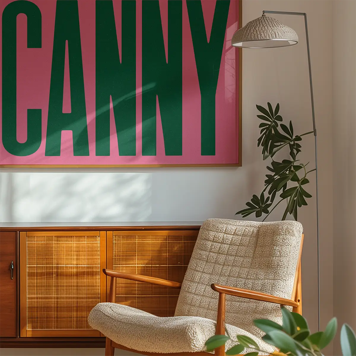 Canny Typography Poster Print
