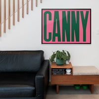 Canny Typography Poster Print