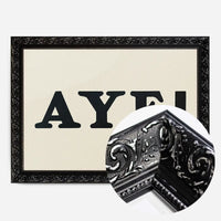 Aye Typography Poster Print