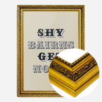 Shy Bairns Quote Print Black And White