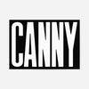 Canny Typography Poster Black and White Print