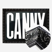 Canny Typography Poster Black and White Print