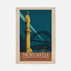 Newcastle Wonder City Monument Tourist Poster Print
