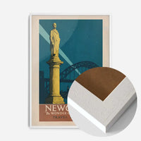 Newcastle Wonder City Monument Tourist Poster Print