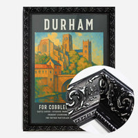 Vintage Railway Style Durham Tourist Poster Print