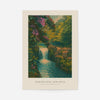 Jesmond Dene Japanese Woodblock Style Print