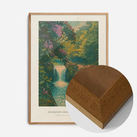 Newcastle Jesmond Dene Tourist Style Poster Print