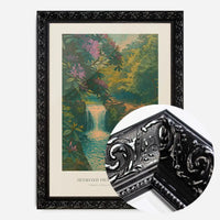 Newcastle Jesmond Dene Tourist Style Poster Print