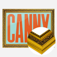 Canny Typography Quote Print - Orange