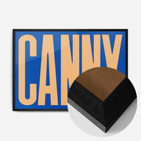 Canny Typography Quote Print - Peach