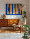 Canny Typography Quote Print - Peach