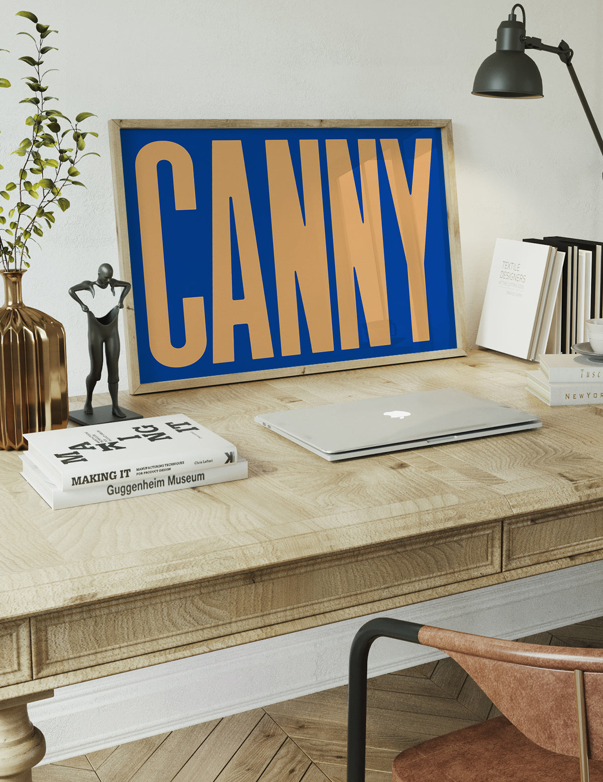 Canny Typography Quote Print - Peach