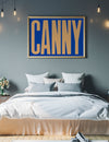 Canny Typography Quote Print - Peach