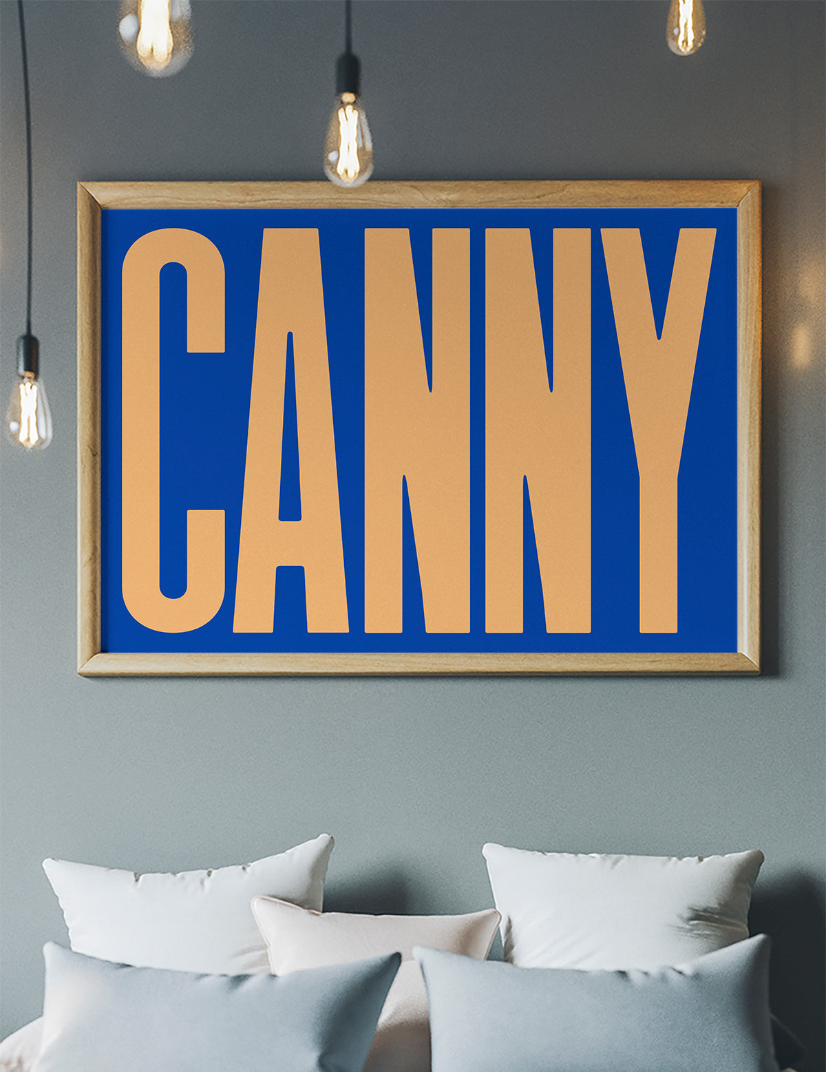 Canny Typography Quote Print - Peach
