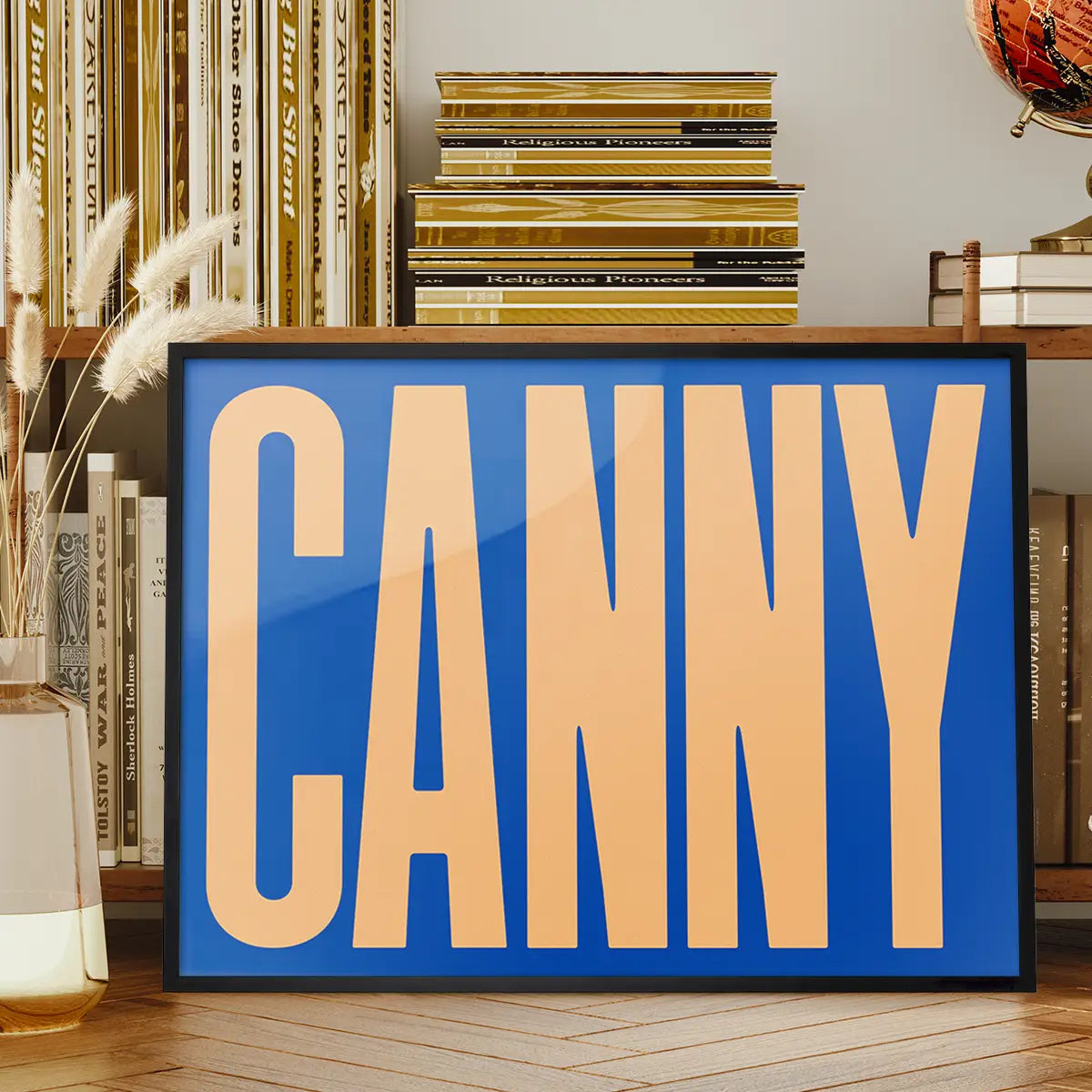 Canny Typography Quote Print - Peach