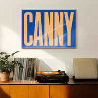 Canny Typography Quote Print - Peach