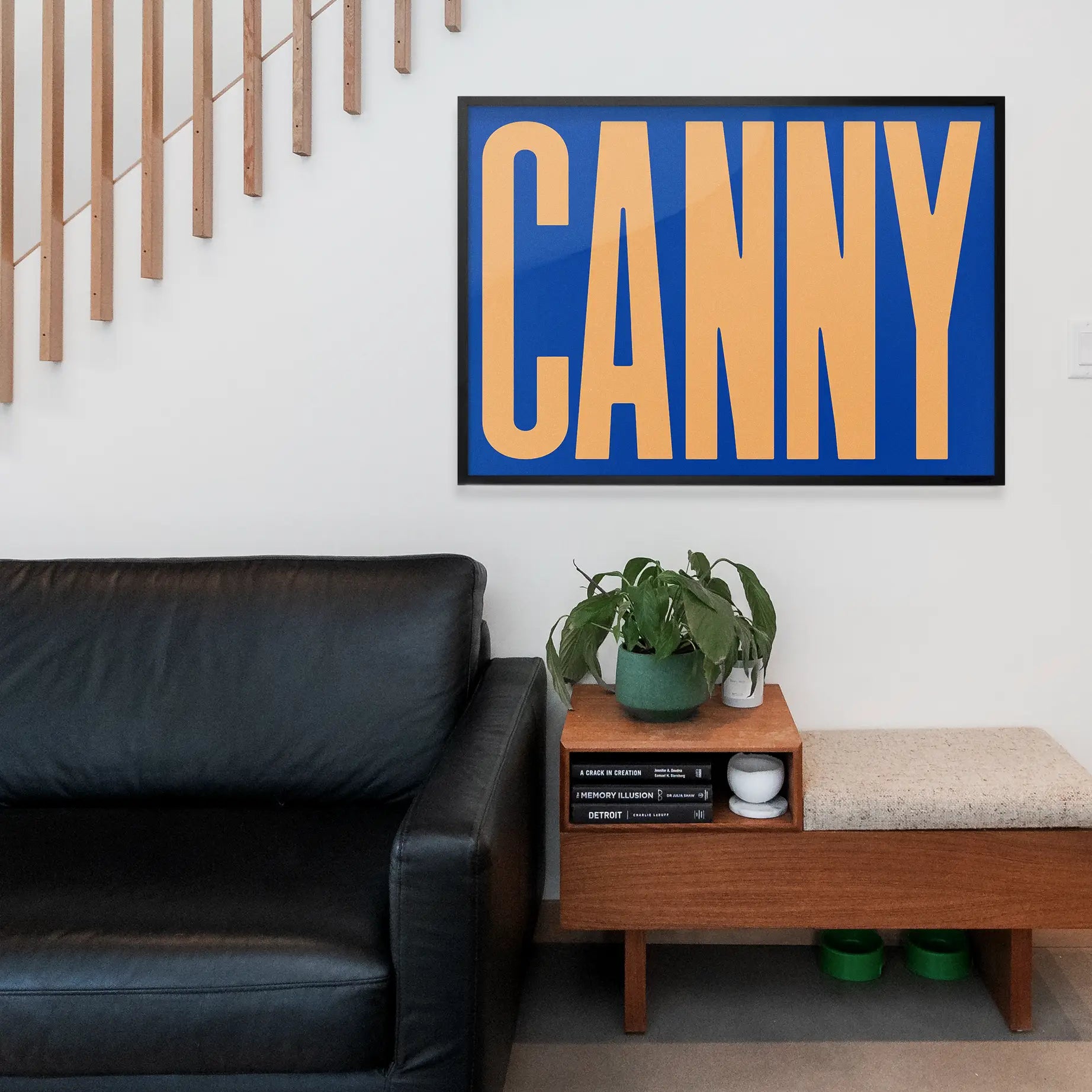 Canny Typography Quote Print - Peach