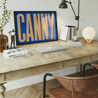 Canny Typography Quote Print - Peach