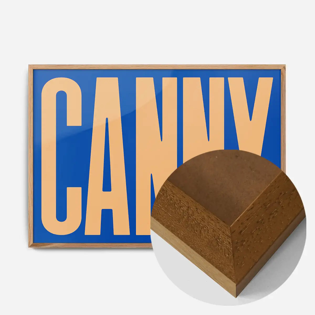 Canny Typography Quote Print - Peach