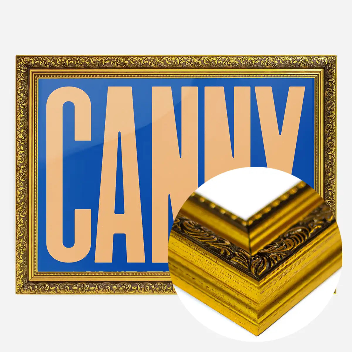 Canny Typography Quote Print - Peach