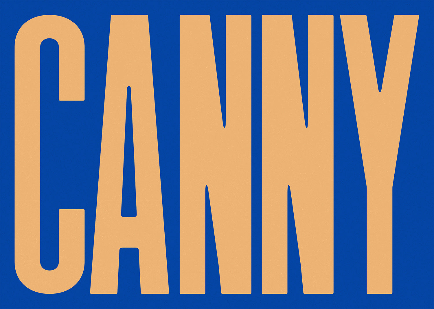 Canny Typography Quote Print - Peach