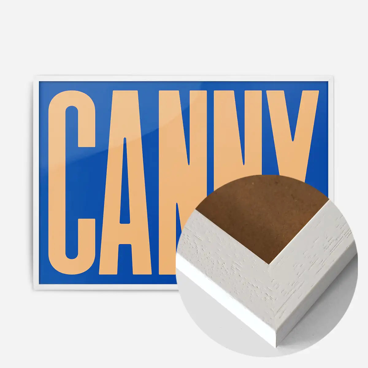 Canny Typography Quote Print - Peach
