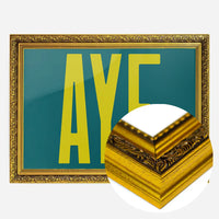 Aye Typography Quote Print - Lime Green