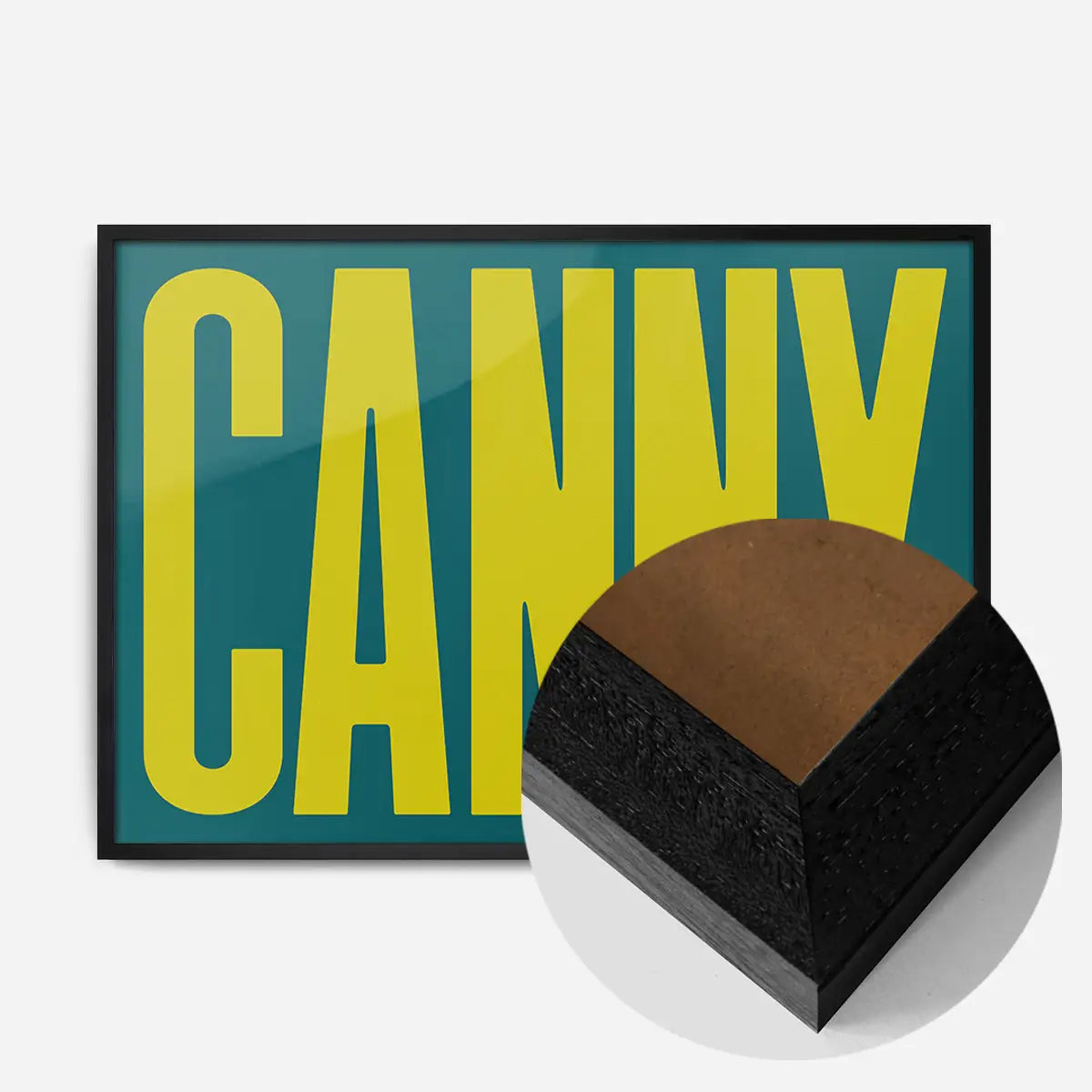 Canny Typography Quote Print - Lime Green