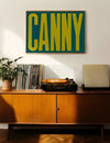Canny Typography Quote Print - Lime Green