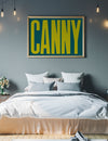 Canny Typography Quote Print - Lime Green