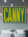 Canny Typography Quote Print - Lime Green
