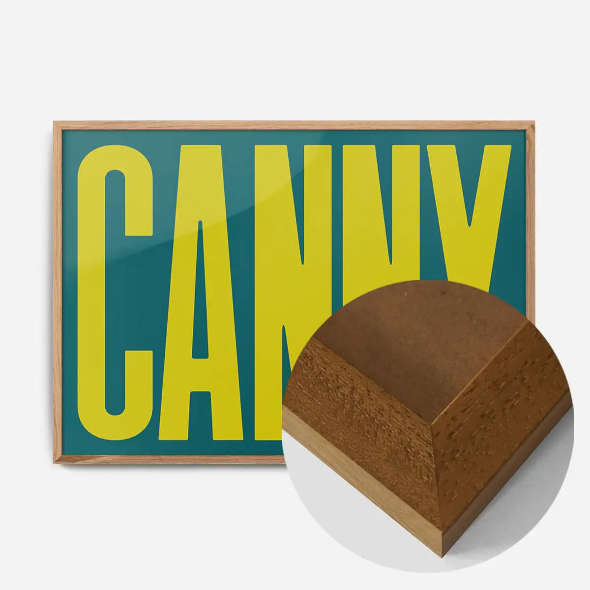 Canny Typography Quote Print - Lime Green