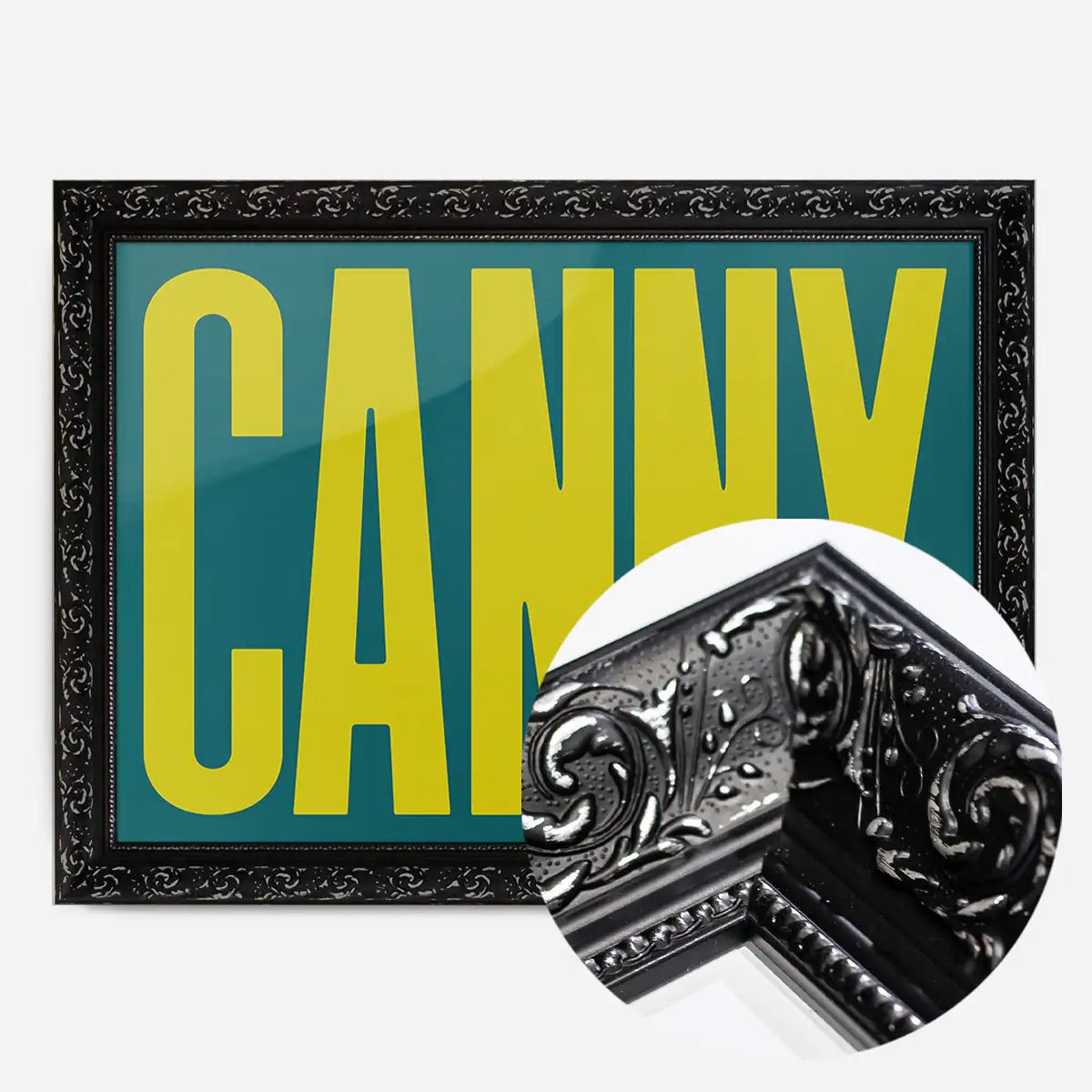 Canny Typography Quote Print - Lime Green