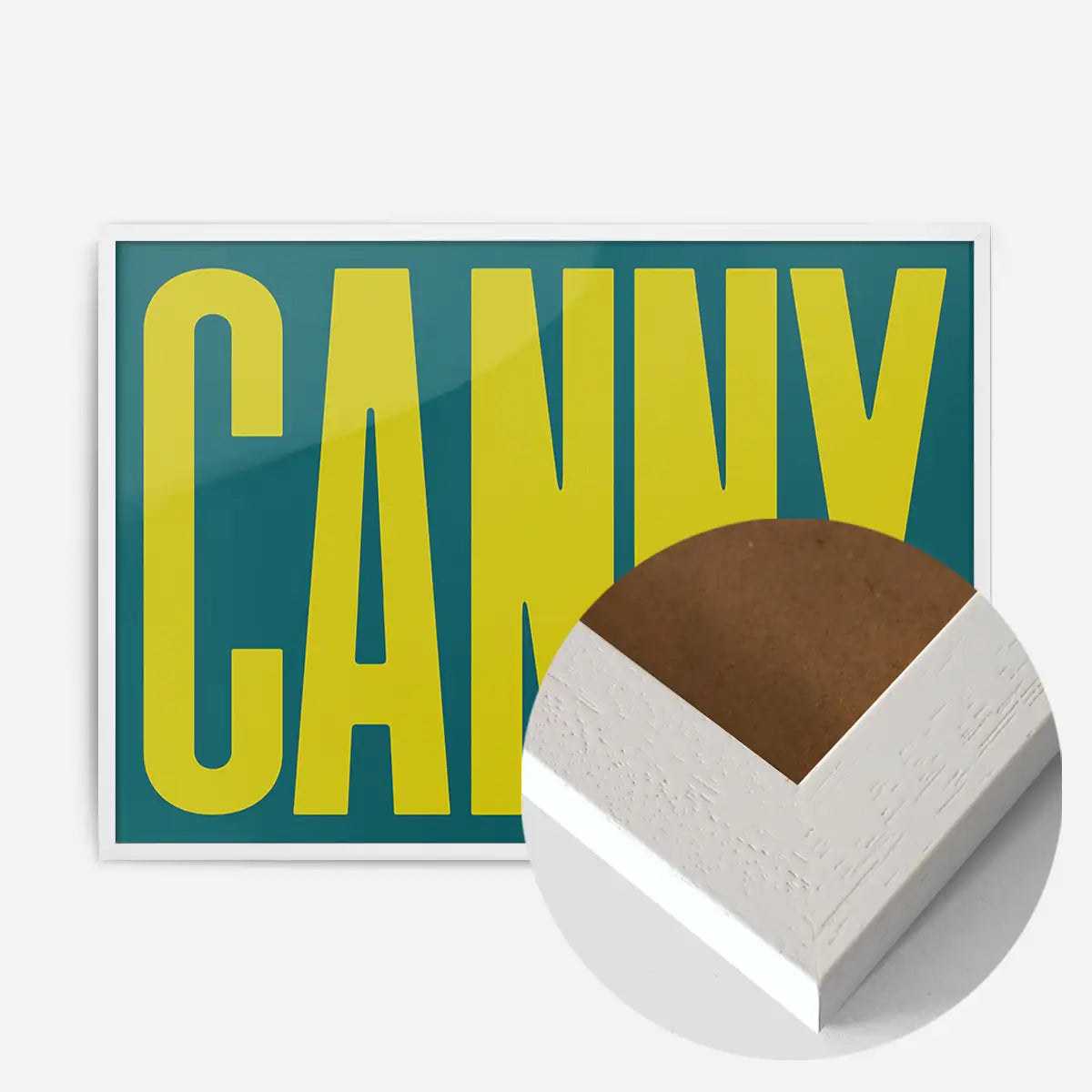 Canny Typography Quote Print - Lime Green