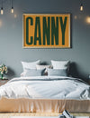 Canny Typography Quote Print - Forest Green