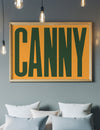 Canny Typography Quote Print - Forest Green