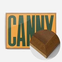 Canny Typography Quote Print - Forest Green