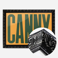 Canny Typography Quote Print - Forest Green