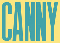 Canny Typography Quote Print - Duck Egg Blue